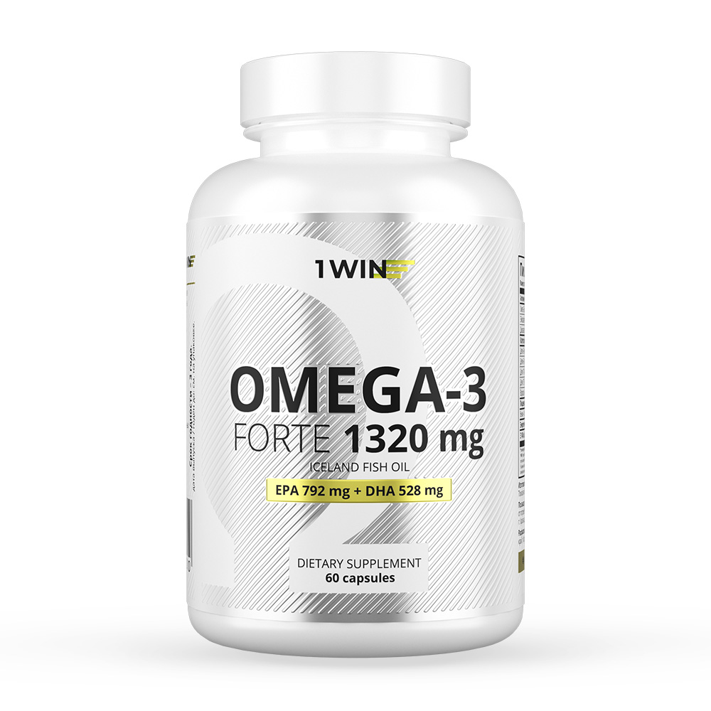 Омега-3 форте 60% 1WIN капсулы 1320 мг 60 шт.