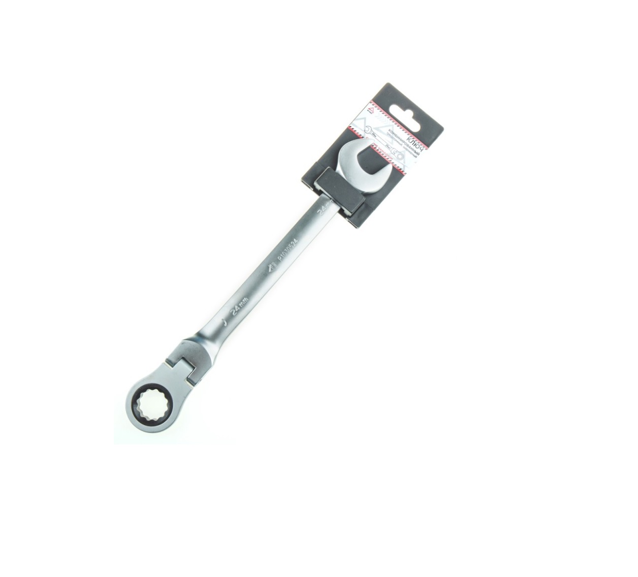 фото Arnezi 'r1030524 ключ комбинированный 24мм трещоточный, шарнирный arnezi r1030524 1шт
