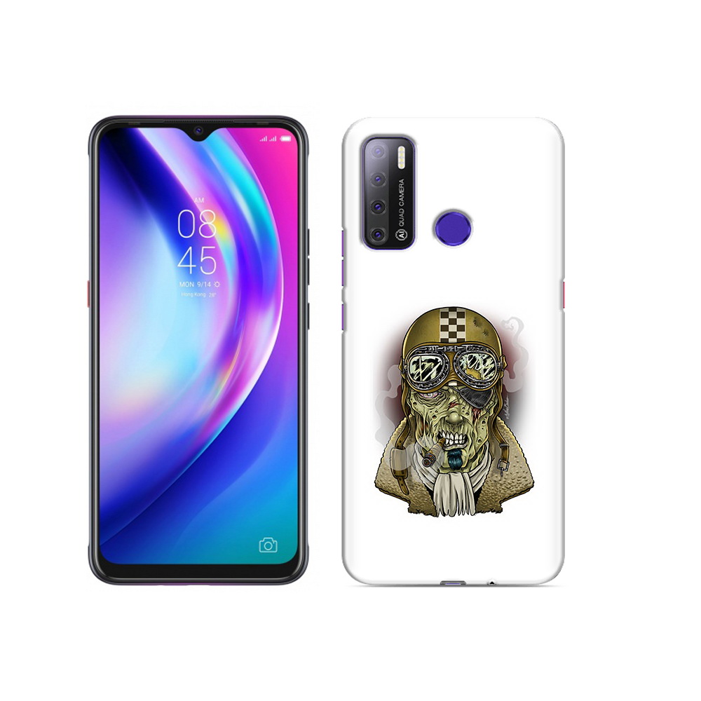 

Чехол MyPads Tocco для Tecno Pouvoir 4 военный зомби, Прозрачный, Tocco