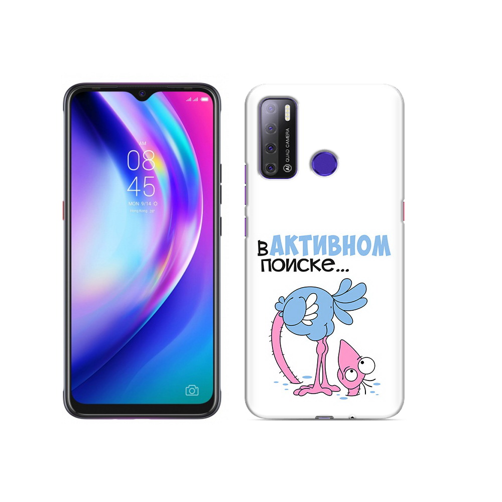 

Чехол MyPads Tocco для Tecno Pouvoir 4 в активном поиске, Прозрачный, Tocco