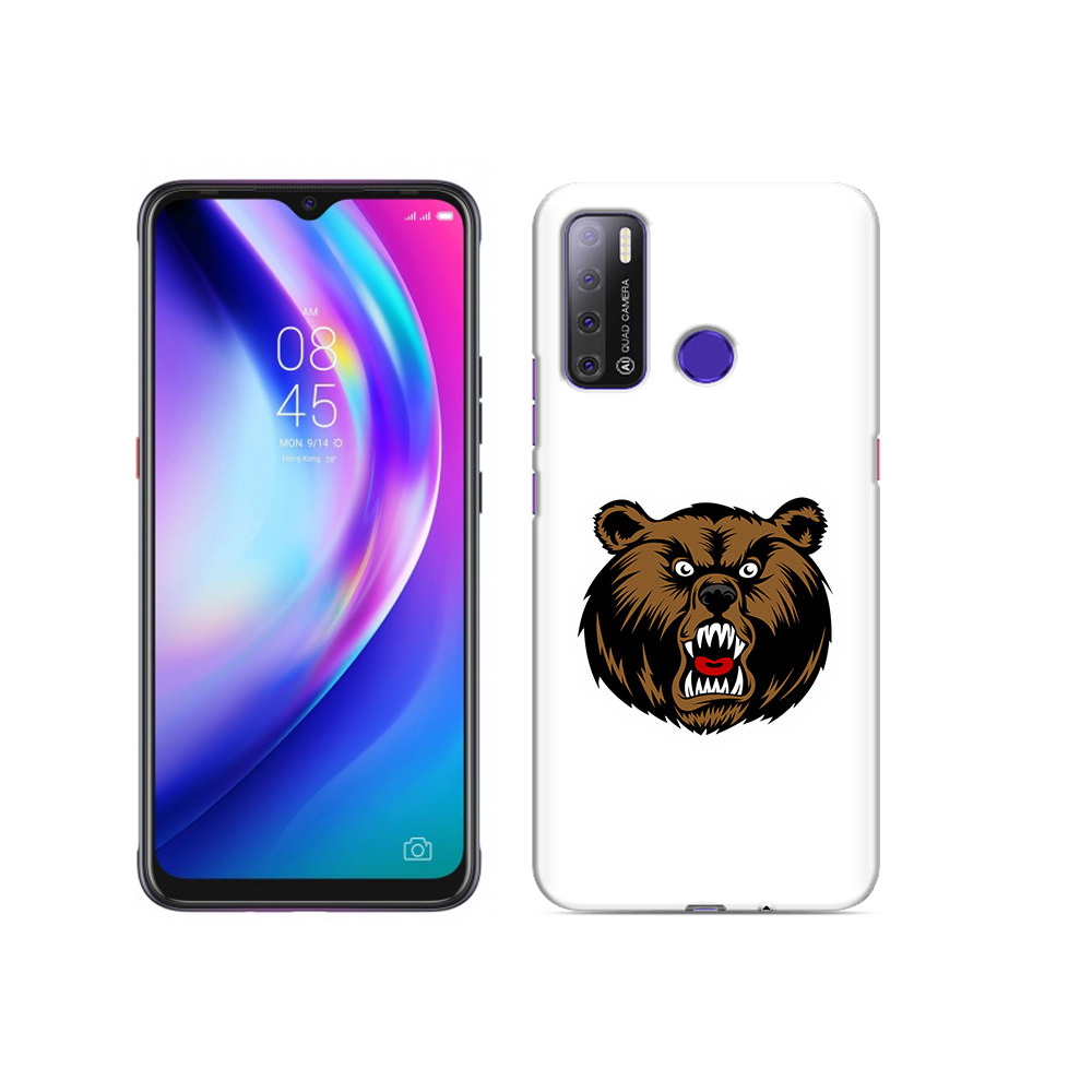 

Чехол MyPads Tocco для Tecno Pouvoir 4 бурый, Прозрачный, Tocco