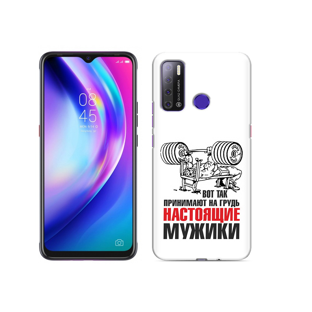 

Чехол MyPads Tocco для Tecno Pouvoir 4 бодибилдинг для мужиков, Прозрачный, Tocco