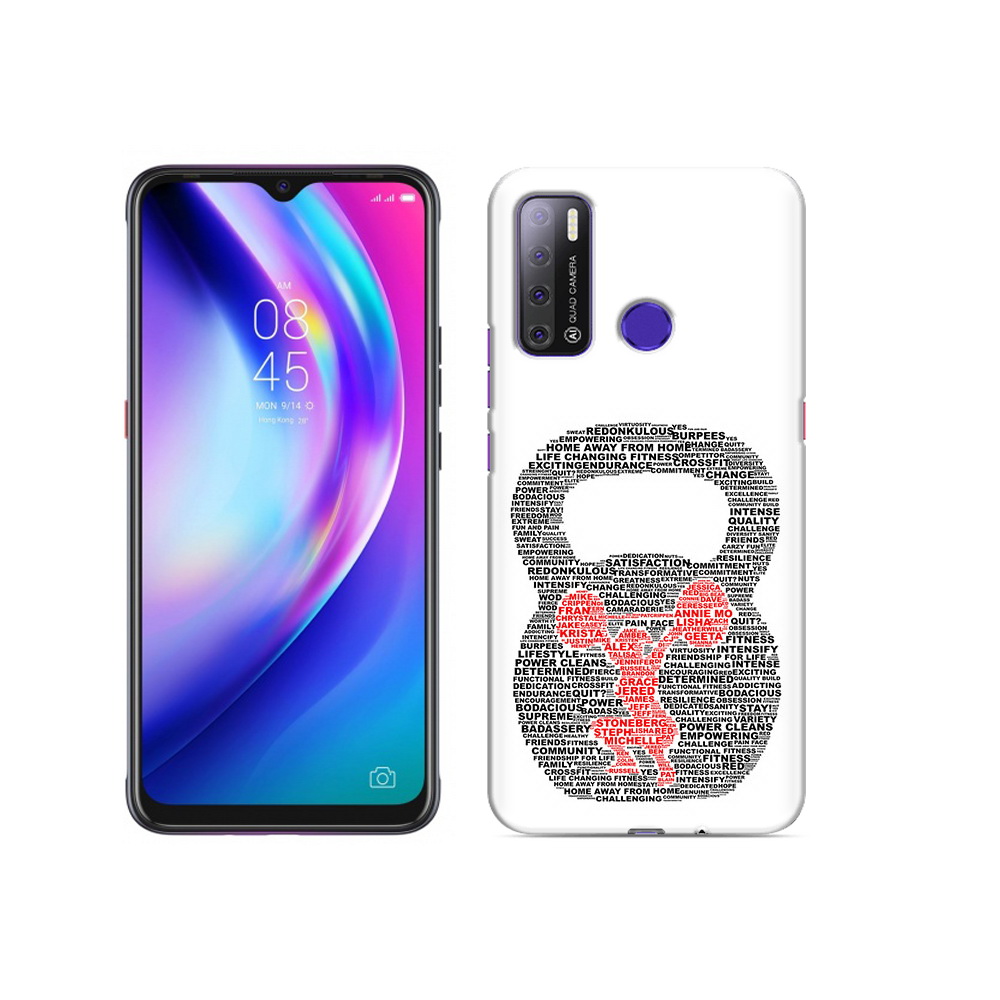 

Чехол MyPads Tocco для Tecno Pouvoir 4 бодибилдинг гиря из слов, Прозрачный, Tocco