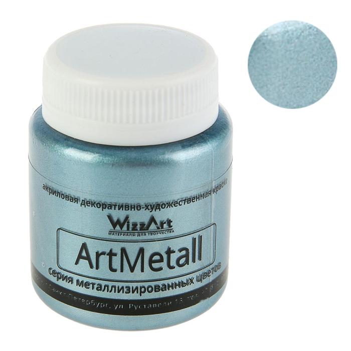 

WizzArt Краска акриловая Metallic 80 мл WizzArt Серебро старое металлик WM13.80, Серебристый