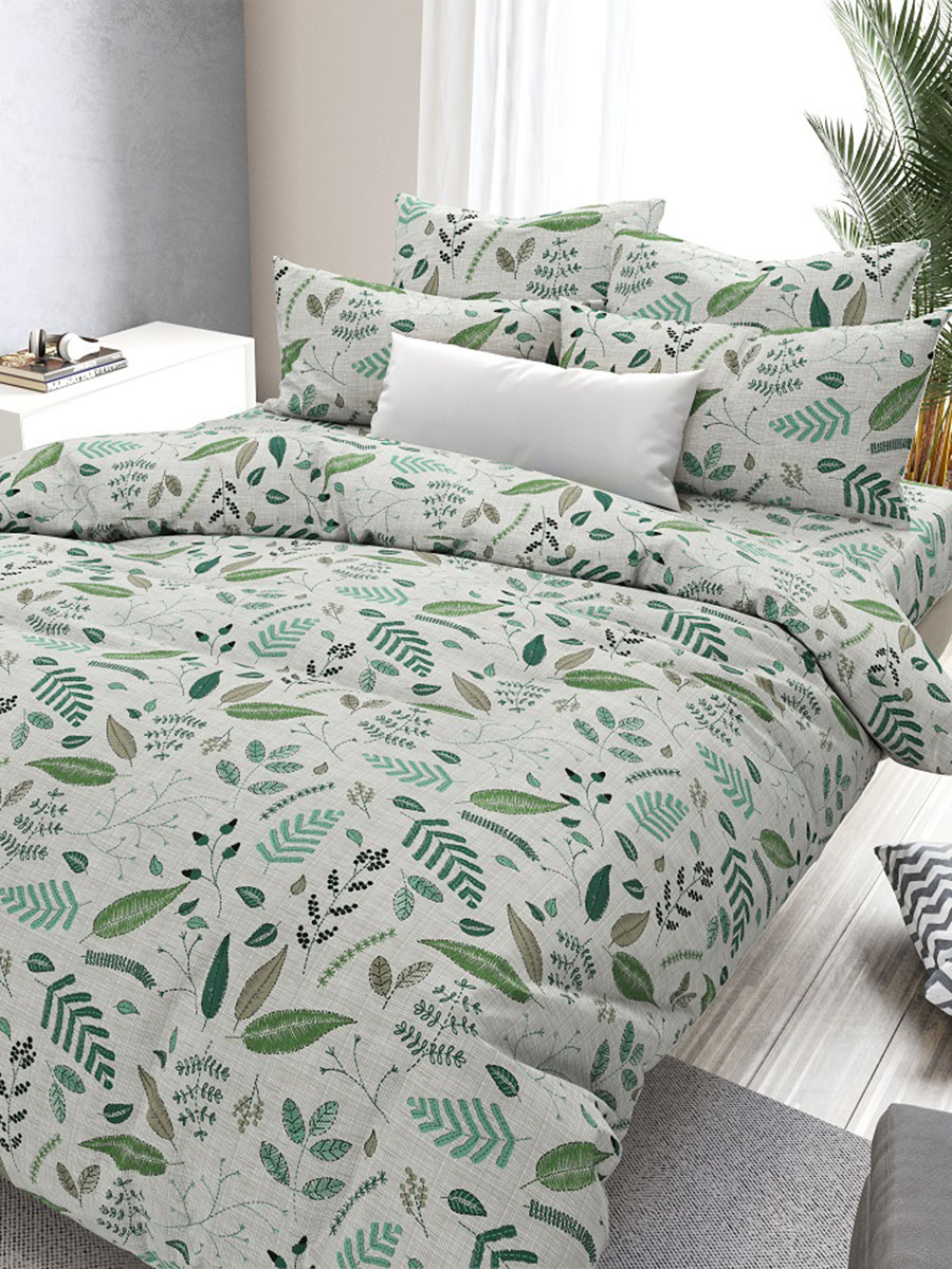 

Наволочка Сказка Вышивка 50x70см, Серый