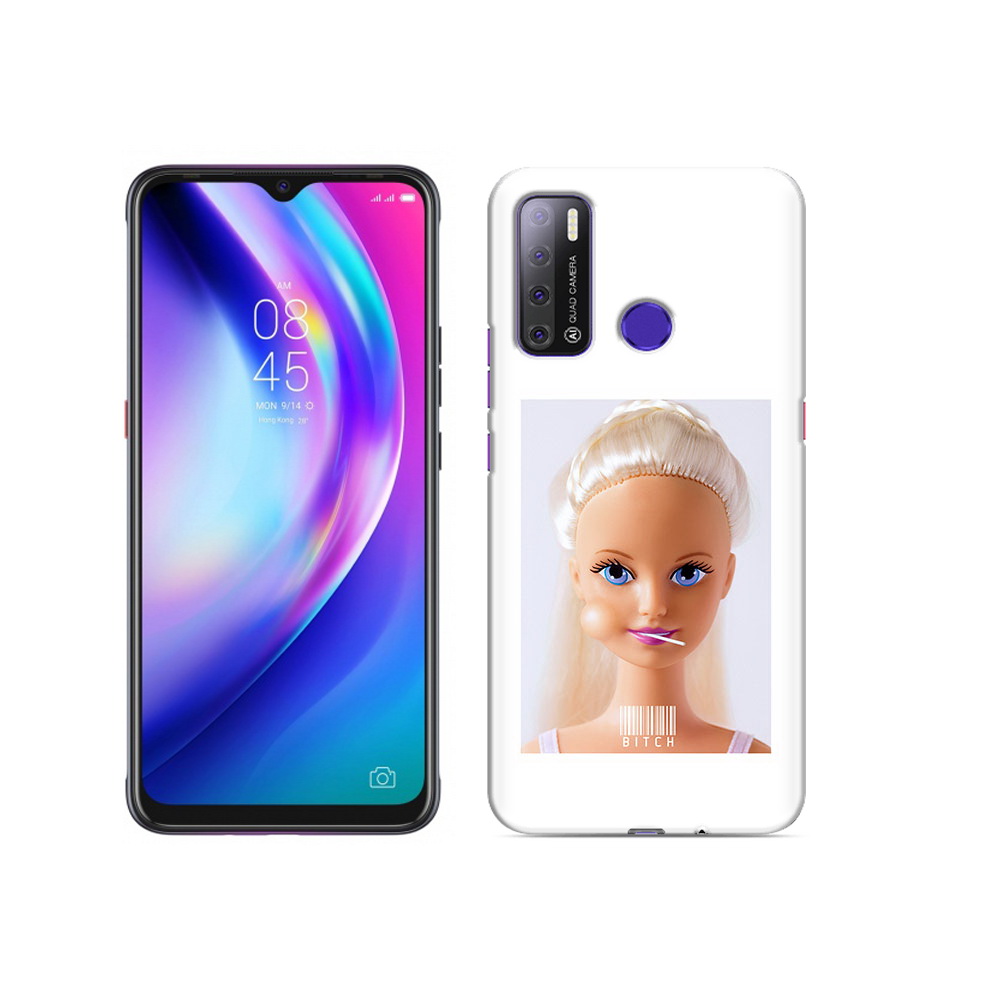 

Чехол MyPads Tocco для Tecno Pouvoir 4 барби, Прозрачный, Tocco