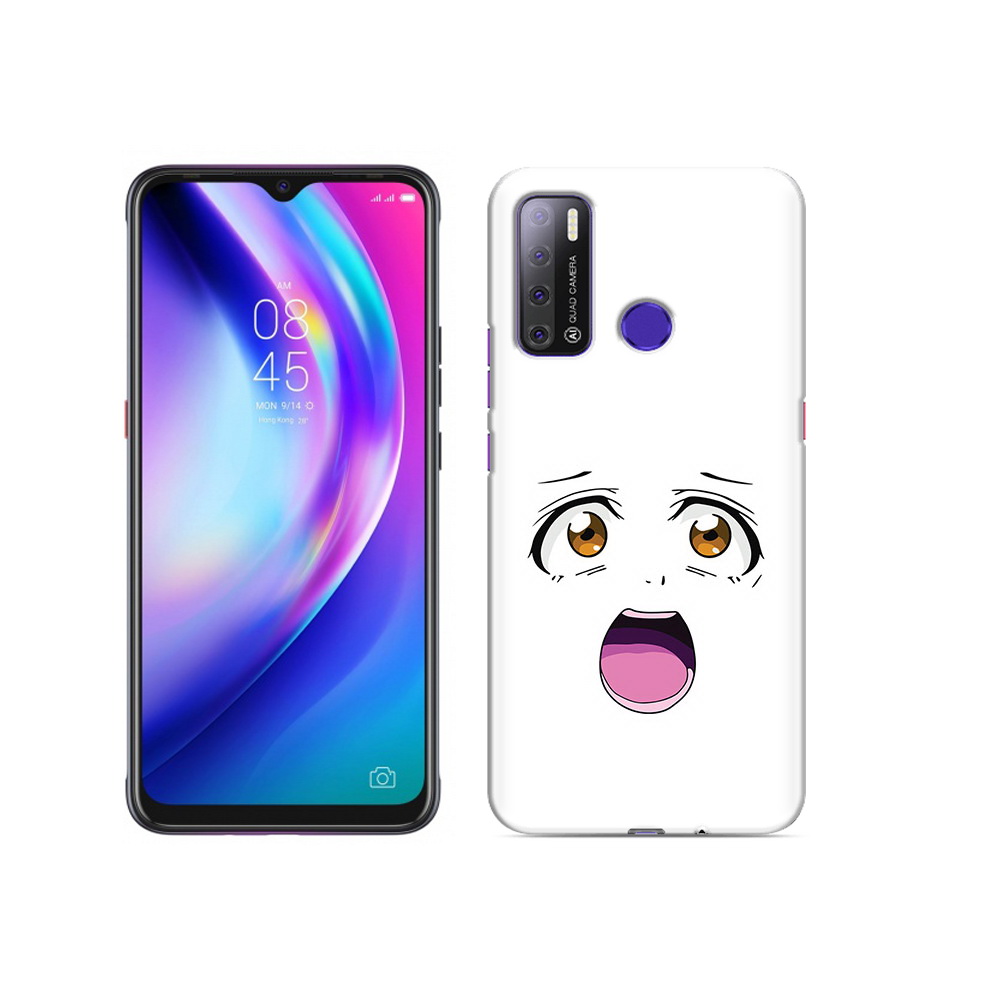 

Чехол MyPads Tocco для Tecno Pouvoir 4 аниме лицо, Прозрачный, Tocco