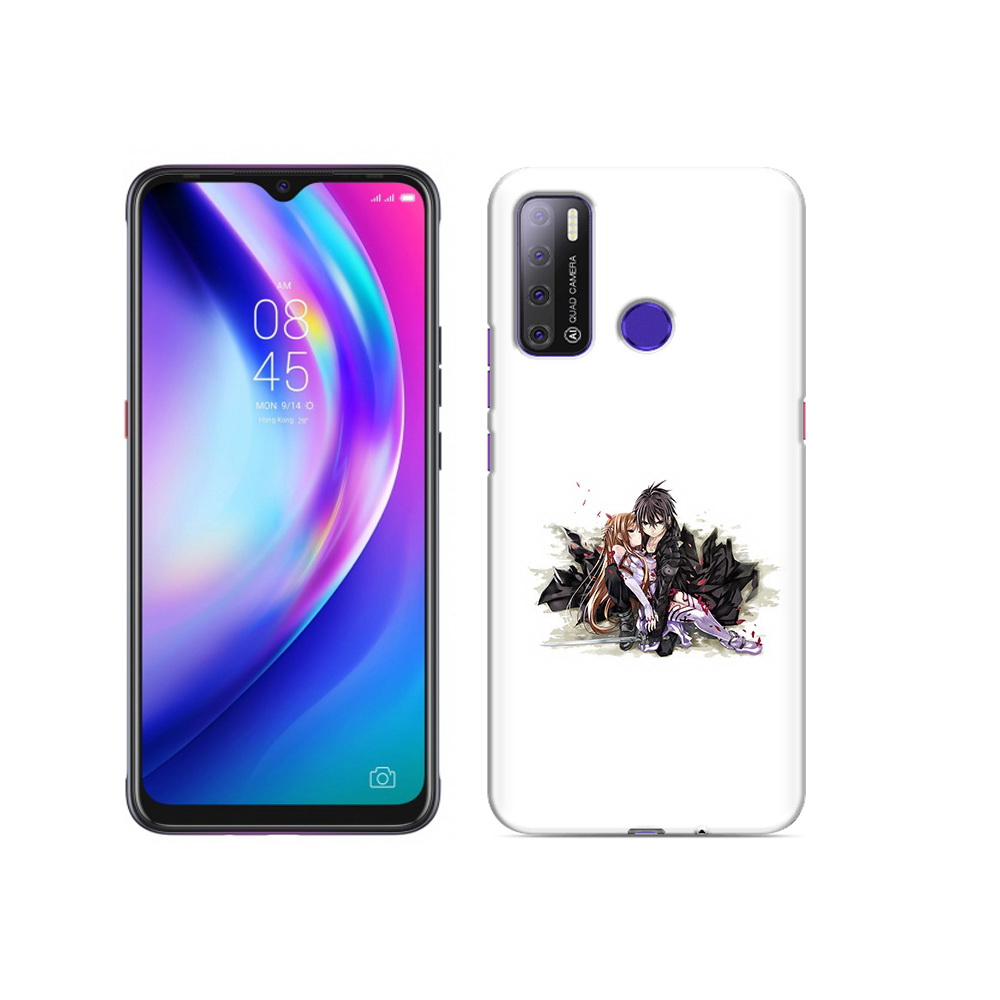 

Чехол MyPads Tocco для Tecno Pouvoir 4 аниме асуна, Прозрачный, Tocco