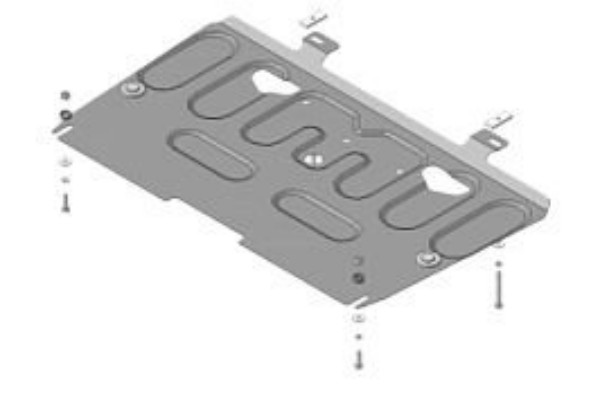 

мотодор защита двигателя,кпп nissan juke v-1,6 (10-13-) (2 мм, сталь) motodor.71409, Черный, motodor.71409