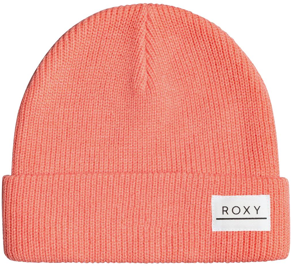 

Шапка-бини женская Roxy Harper Beanie Hdwr fusion coral, one size, Harper Beanie Hdwr