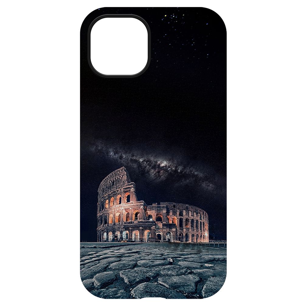 

Чехол-накладка Krutoff Soft Case Италия, Колизей для iPhone 13 черный