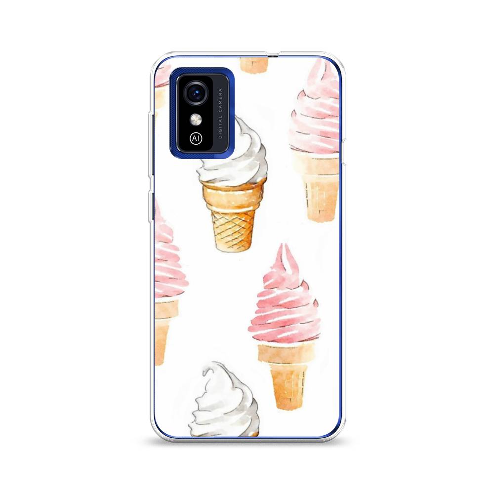 

Чехол Awog на ZTE Blade L9 / ЗТЕ Блэйд L9 "Нарисованное мороженое", Разноцветный, 135250-10
