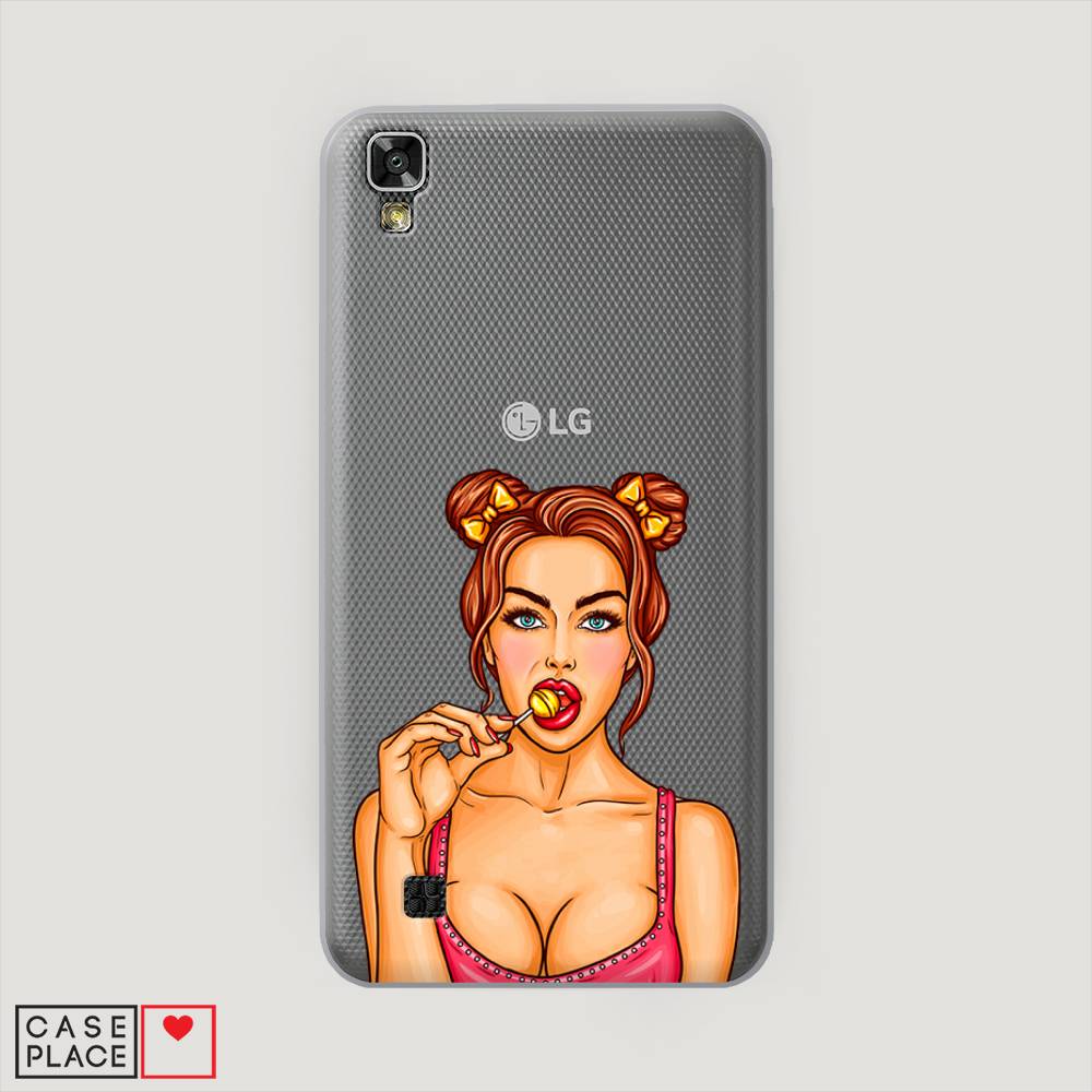 

Чехол Awog на LG X Power (K220DS) "Вкусный леденец", Бежевый;коричневый;розовый