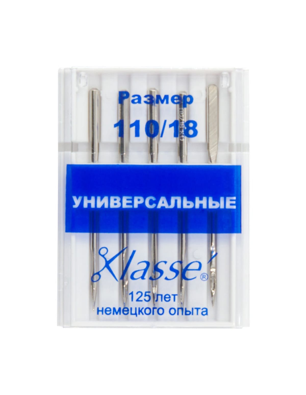 

Иглы для бытовых швейных машин универсальные N 110 N110/18,