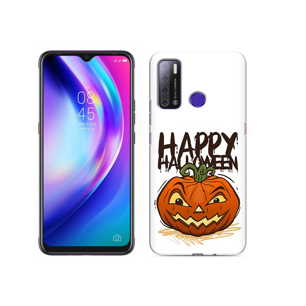 

Чехол MyPads Tocco для Tecno Pouvoir 4 Хэллоуин счастливый, Прозрачный, Tocco