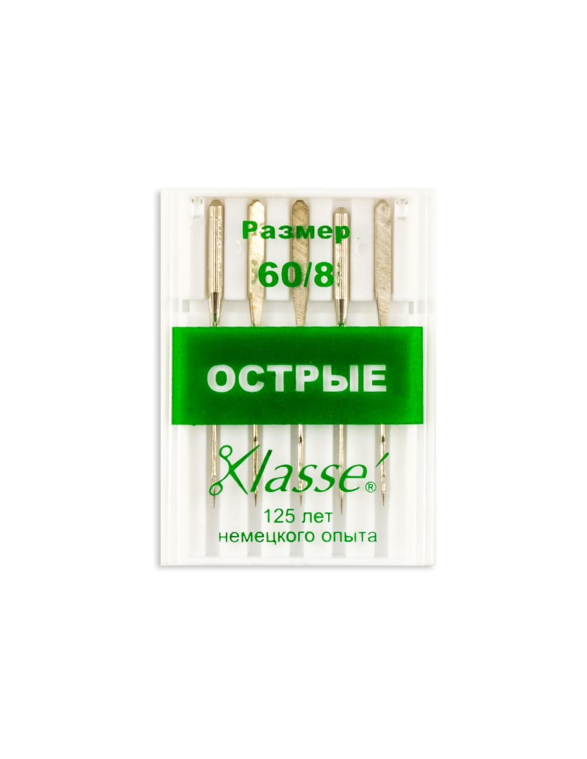 

Иглы для бытовых швейных машин микротекс N 60 N60/8