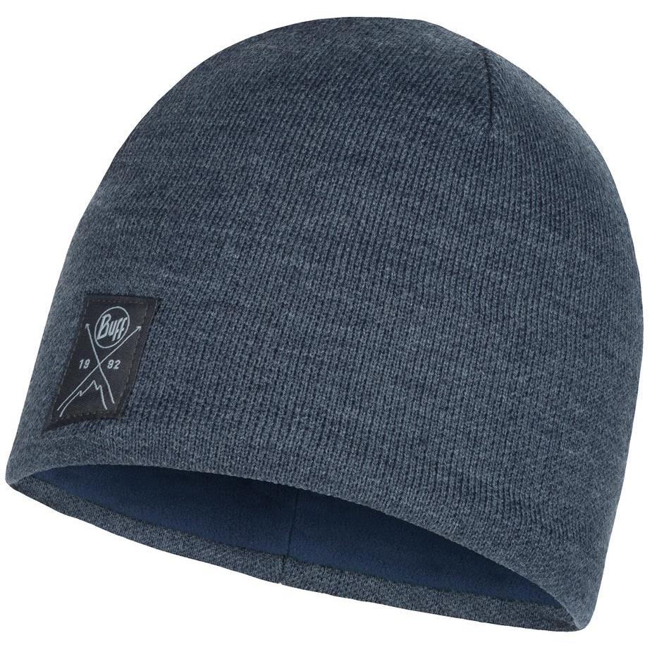 Шапка-бини унисекс Buff Knitted & Fleece Hat solid navy, one size