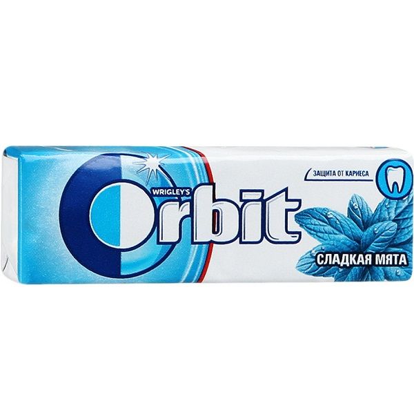 

Жевательная резинка Orbit Сладкая мята 13.6г