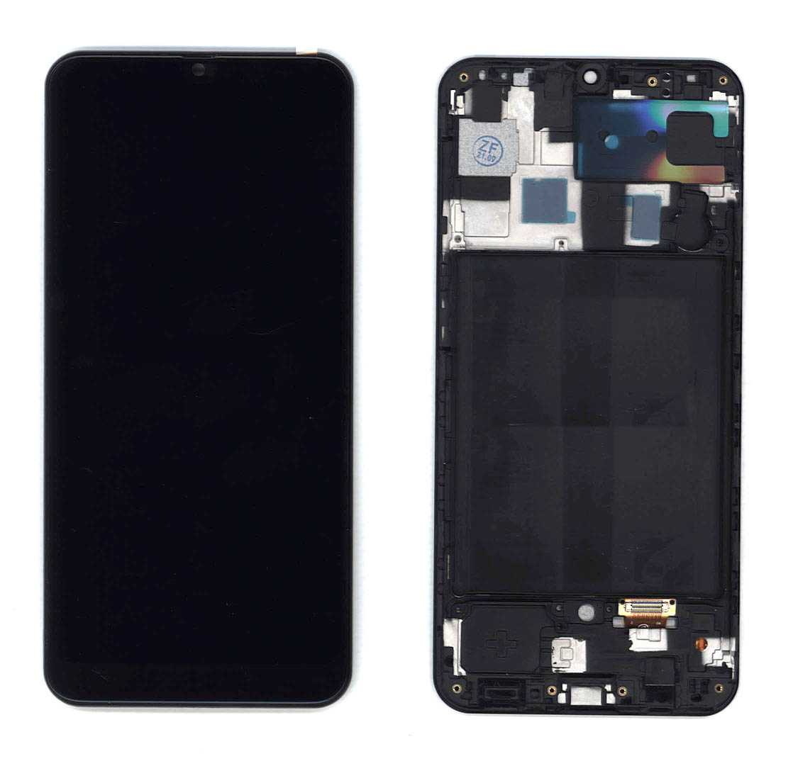 

Дисплей с тачскрином для Samsung Galaxy A30 SM-A305F (TFT) черный с рамкой, для Samsung Galaxy A30 SM-A305F (TFT)