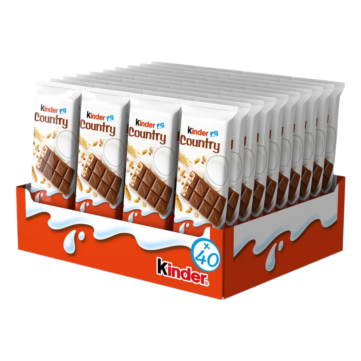 Шоколад Kinder Chocolate Country со злаками 23.5 г 40 штук