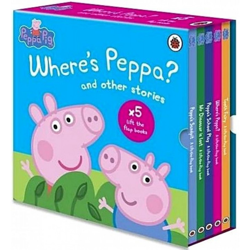 фото Книга peppa pig: lift the flap collection (5-book set) ladybird