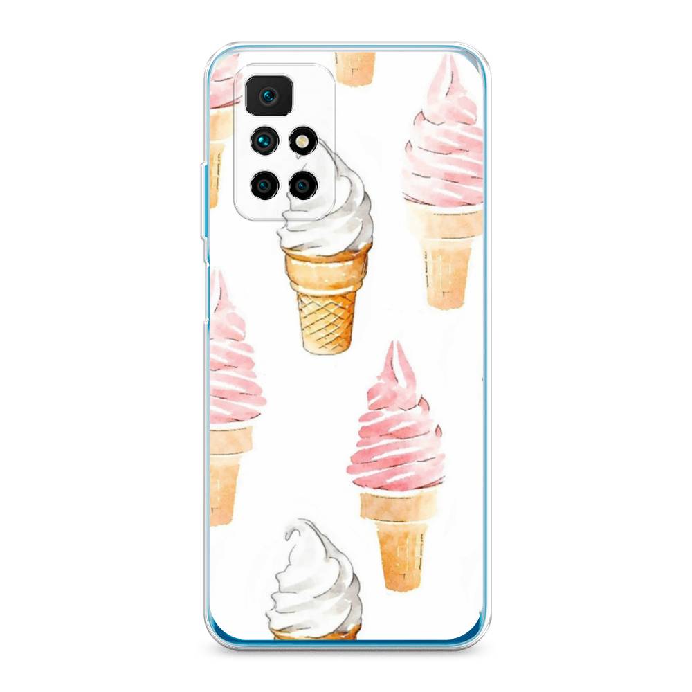 

Чехол Awog на Xiaomi Redmi Note 11 4G China "Нарисованное мороженое", Разноцветный, 312750-10
