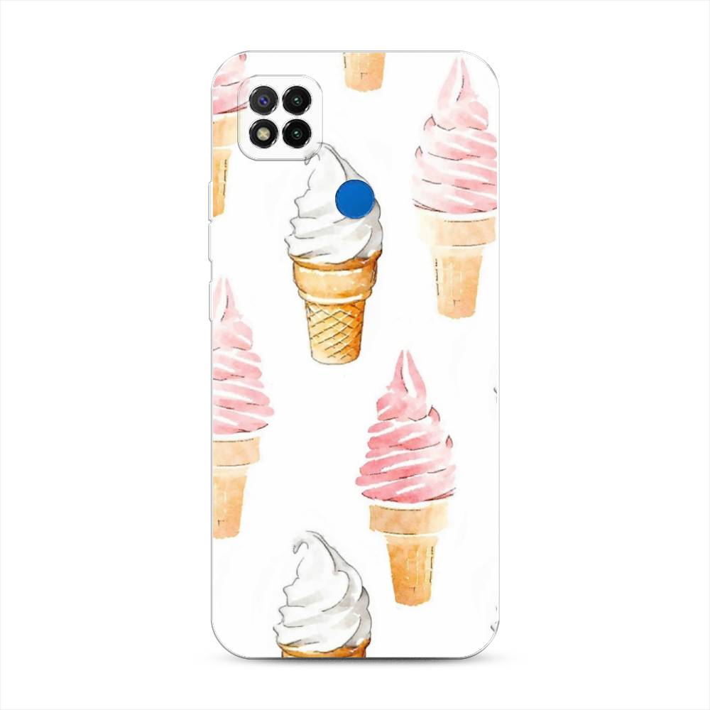 

Чехол Awog на Xiaomi Redmi 9C "Нарисованное мороженое", Разноцветный, 39050-10