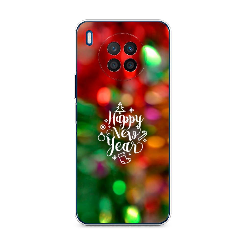 

Чехол для Huawei Nova 8i/Honor 50 lite "Новый Год на елке", Зеленый;красный;желтый, 6106350-5