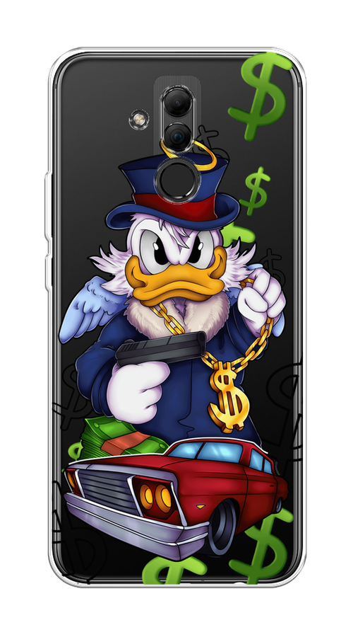 

Чехол на Huawei Mate 20 Lite "Scrooge McDuck with a Gold Chain", Красный;синий;белый, 66650-6