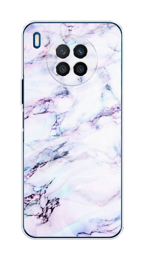 

Чехол на Huawei Nova 8i "Радужный мрамор", Серый;фиолетовый, 6106350-3