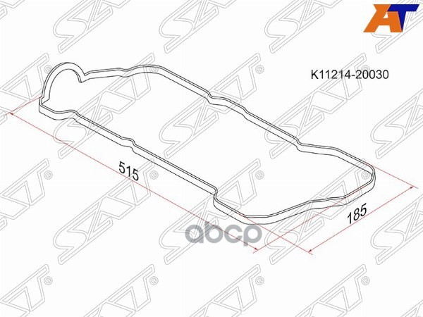 

Прокладка Клапанной Крышки Toyota Harrier,Kluger 1mzfe 98- Левая Sat арт. K11214-20030