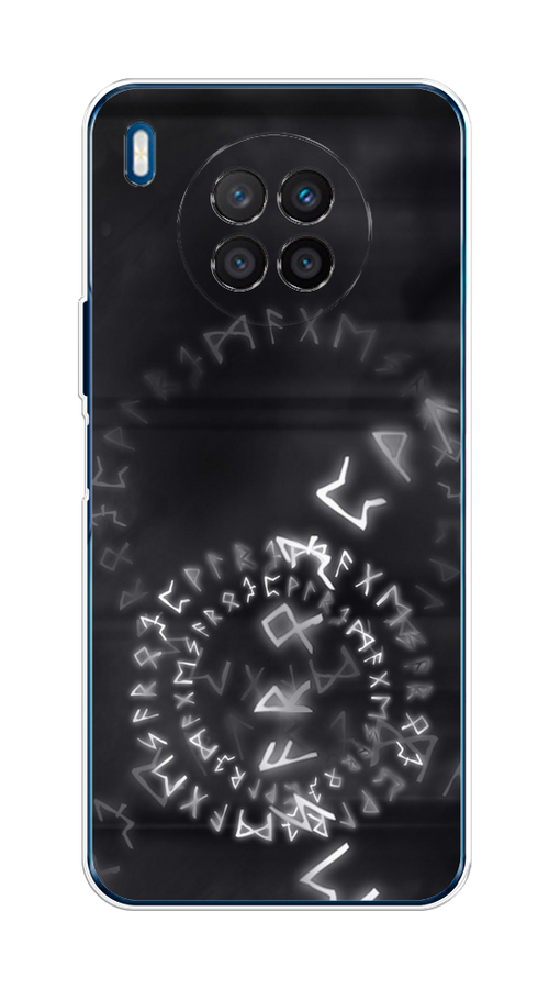 

Чехол на Huawei Nova 8i "Руны", Серый;черный, 6106350-3