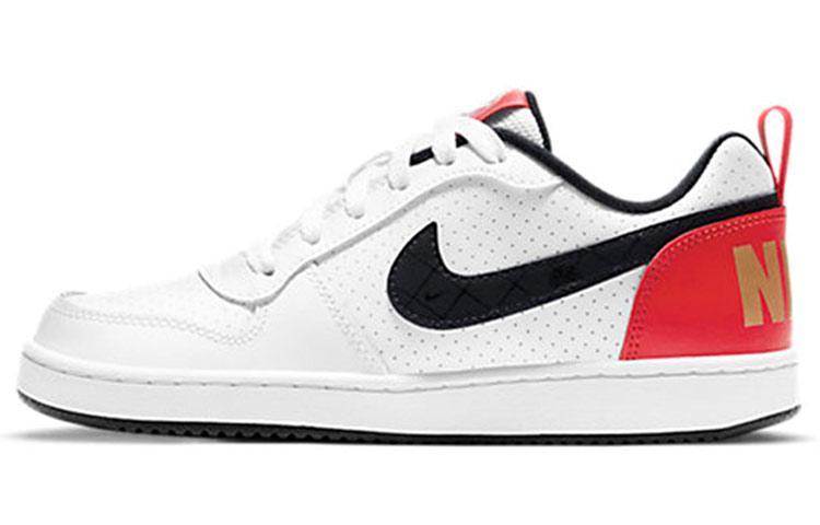 

Кеды унисекс Nike Court Borough Low GS белые 39 EU, Белый, Court Borough Low GS