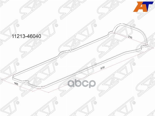 

Прокладка Клапанной Крышки Ty 1jz/2jz-Fse, 00- Mark 110/Brevis/Progres/Verossa Sat арт. K1