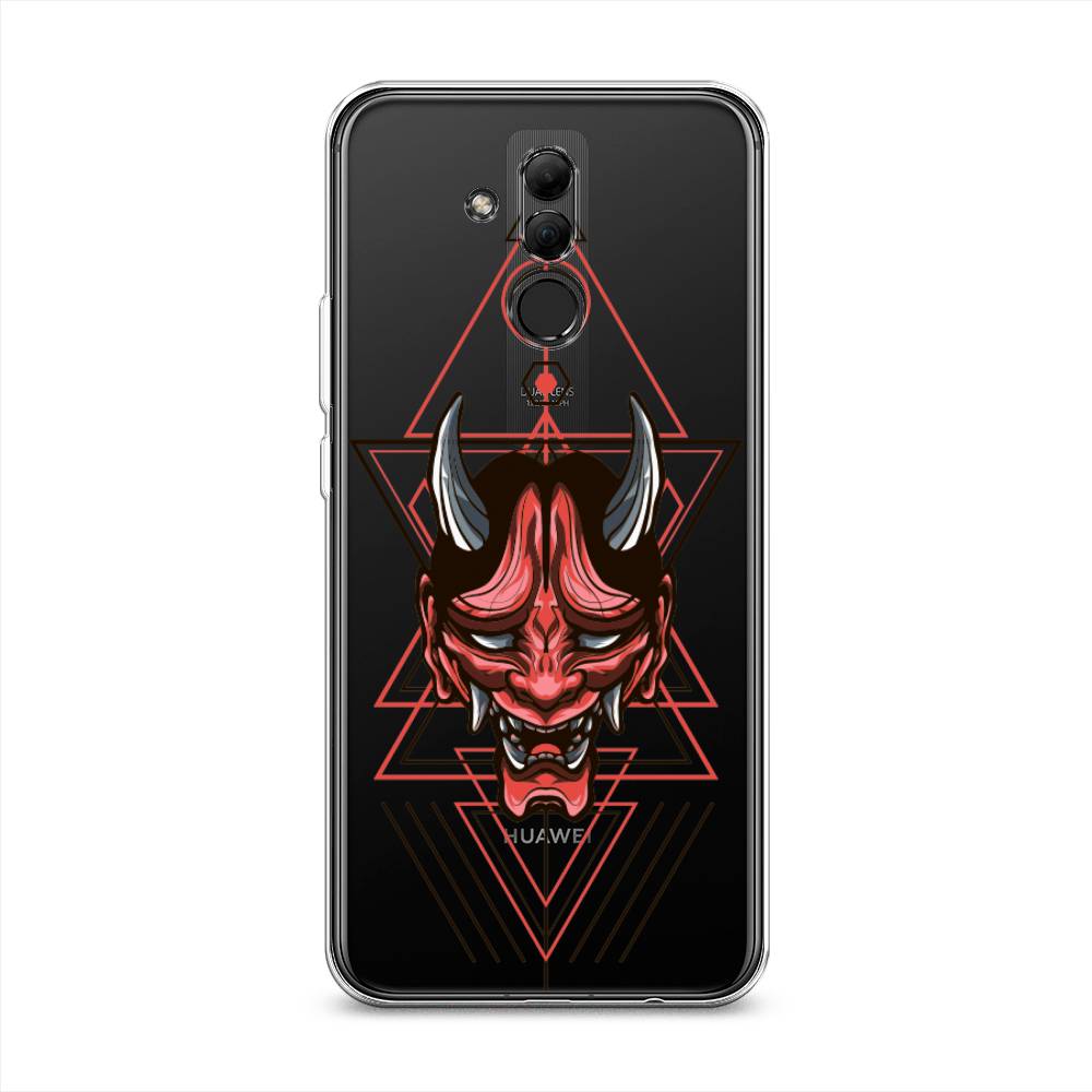 

Чехол на Huawei Mate 20 Lite "Hanya Oni mask", Серый;красный;черный, 66650-4