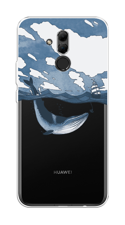 

Чехол на Huawei Mate 20 Lite "Большой кит", Синий, 66650-1