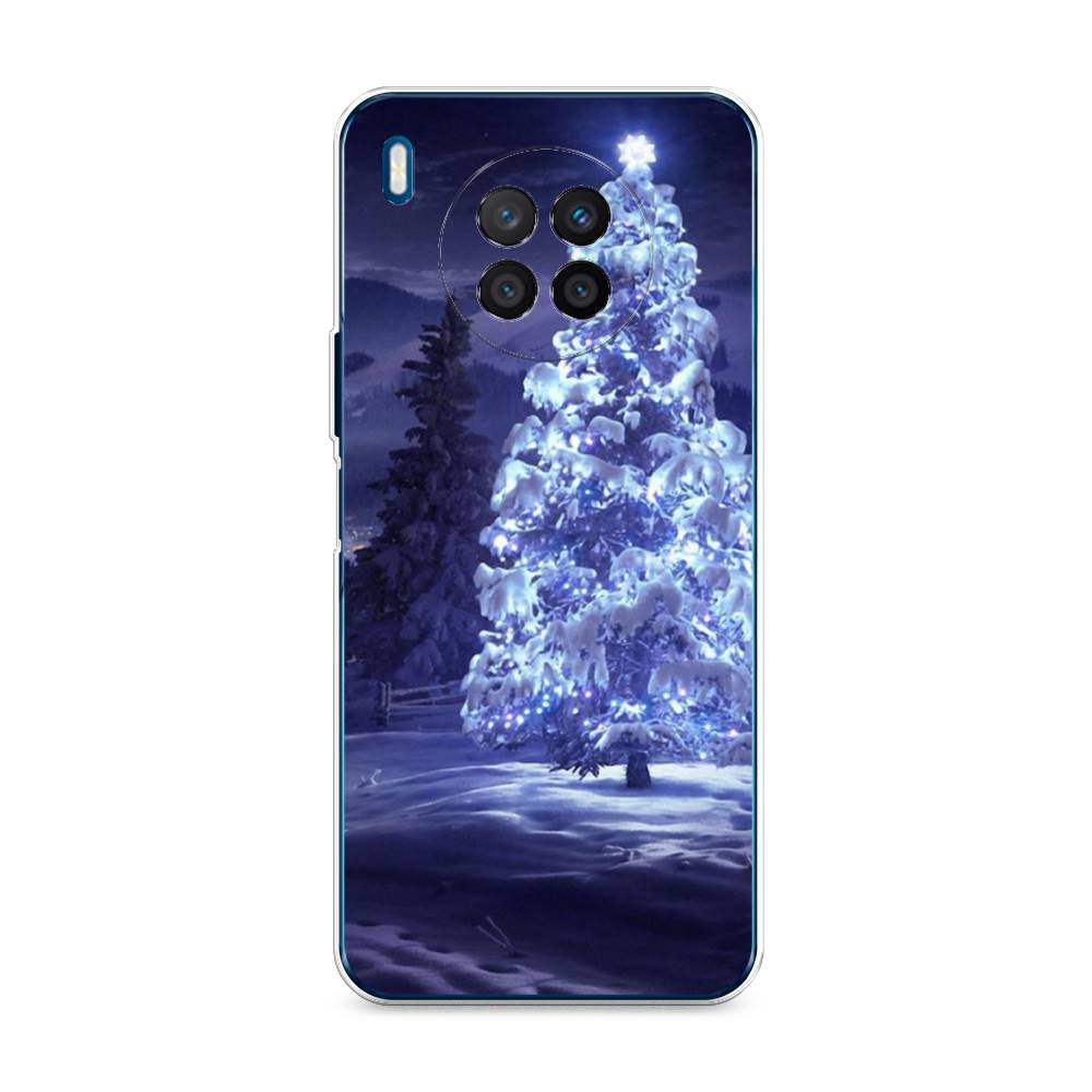 

Чехол для Huawei Nova 8i/Honor 50 lite "Зима 4", Синий;черный;белый, 6106350-2