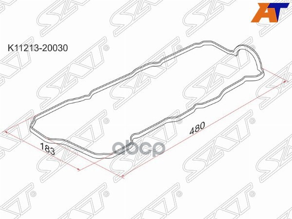 

Прокладка Клапанной Крышки Toyota Harrier,Kluger 1mzfe 98- Правая Sat арт. K11213-20030