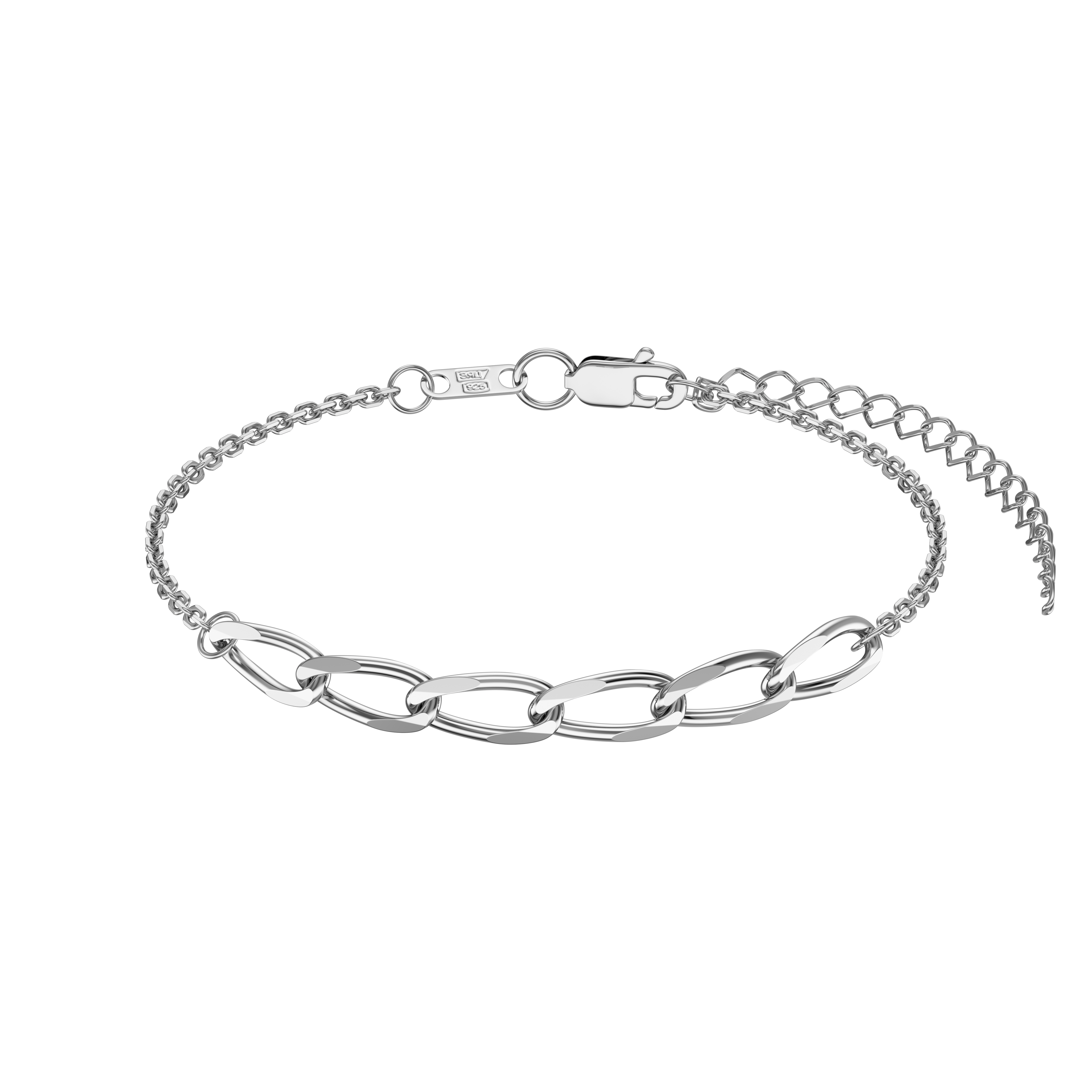 

Браслет из серебра р. 19 ЯХОНТ Золотой 2724570, 2724570