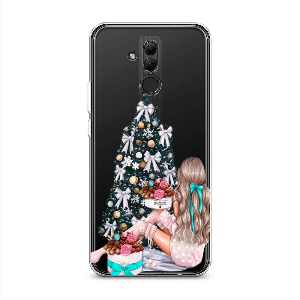 

Чехол на Huawei Mate 20 Lite "New Year", Зеленый;бежевый;голубой, 66650-5