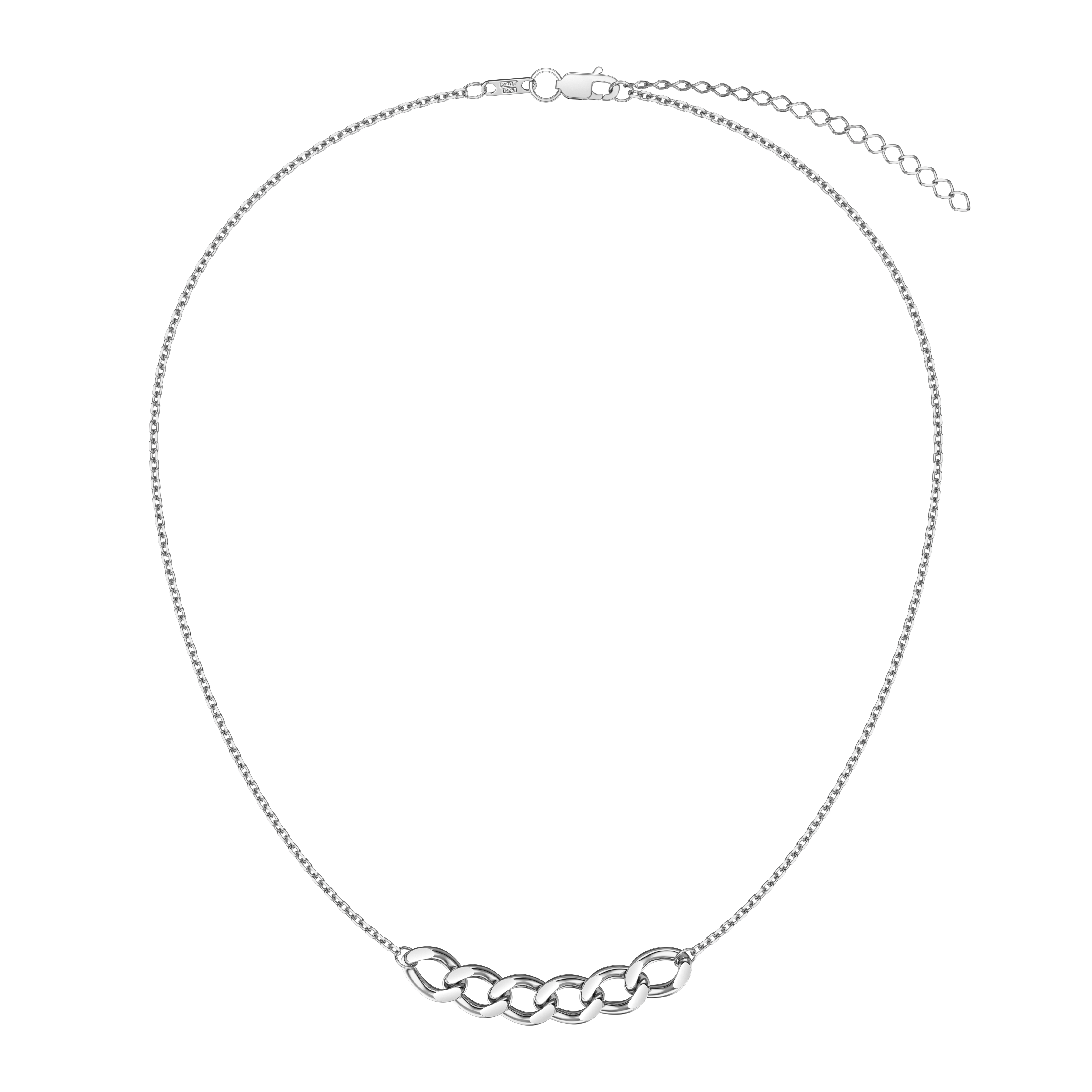 

Колье из серебра 38 см ЯХОНТ Золотой 2724566, 2724566