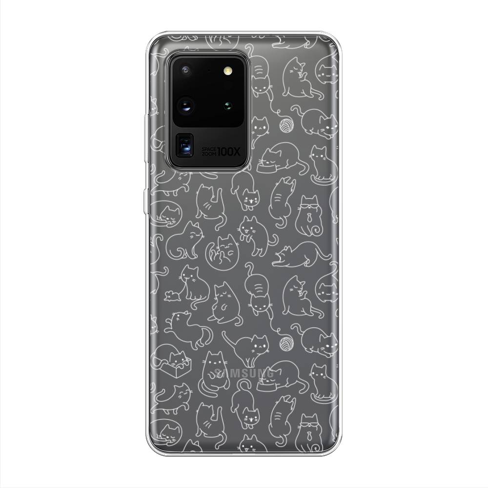 

Чехол Awog на Samsung Galaxy S20 Ultra "Шкодливые котики", Разноцветный, 29450-2