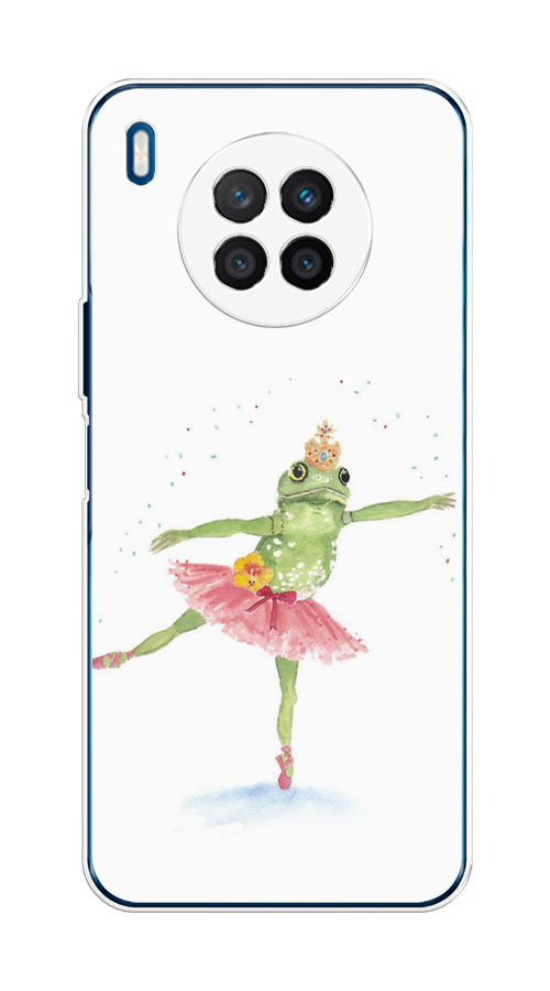 

Чехол на Huawei Nova 8i "Лягушка-балерина", Зеленый, 6106350-4