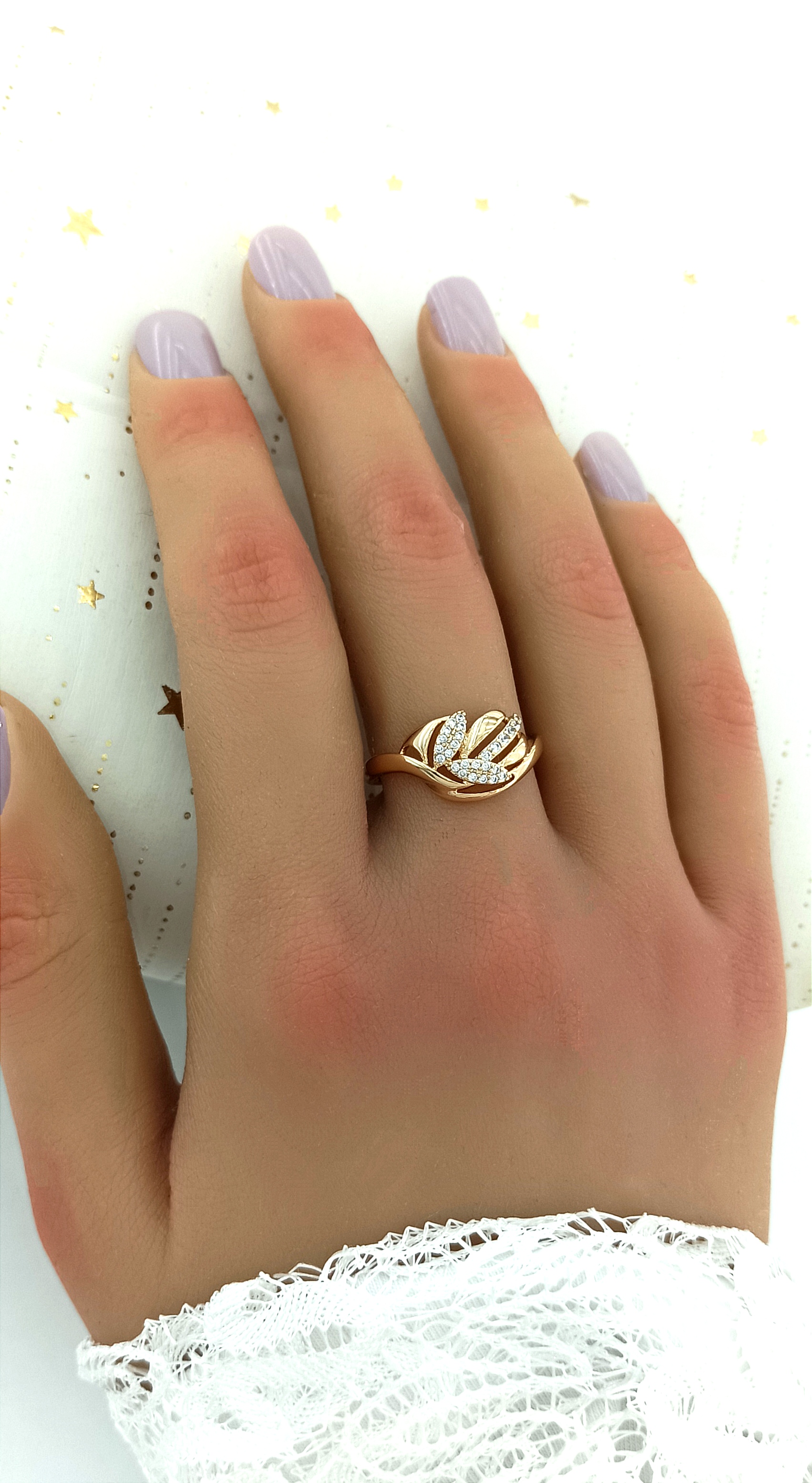 

Кольцо из бижутерного сплава р.18 Xuping Jewelry 20, фианит, 20