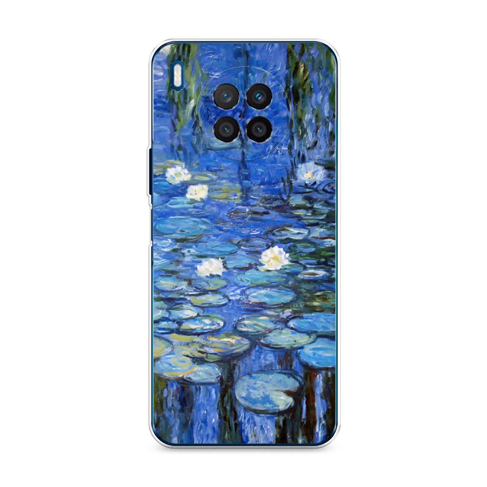 

Чехол для Huawei Nova 8i/Honor 50 lite "Нарисованный пруд", Синий;зеленый, 6106350-4