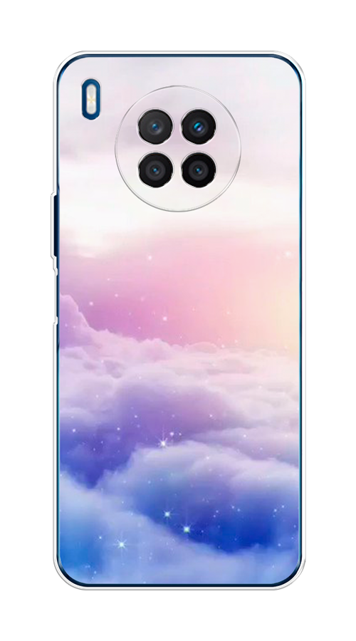 

Чехол на Huawei Nova 8i "Небеса", Голубой;белый;розовый, 6106350-2