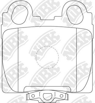 

Тормозные колодки NiBK задние дисковые для Lexus GS300, GS400 97-, IS200, IS300 01- PN1421