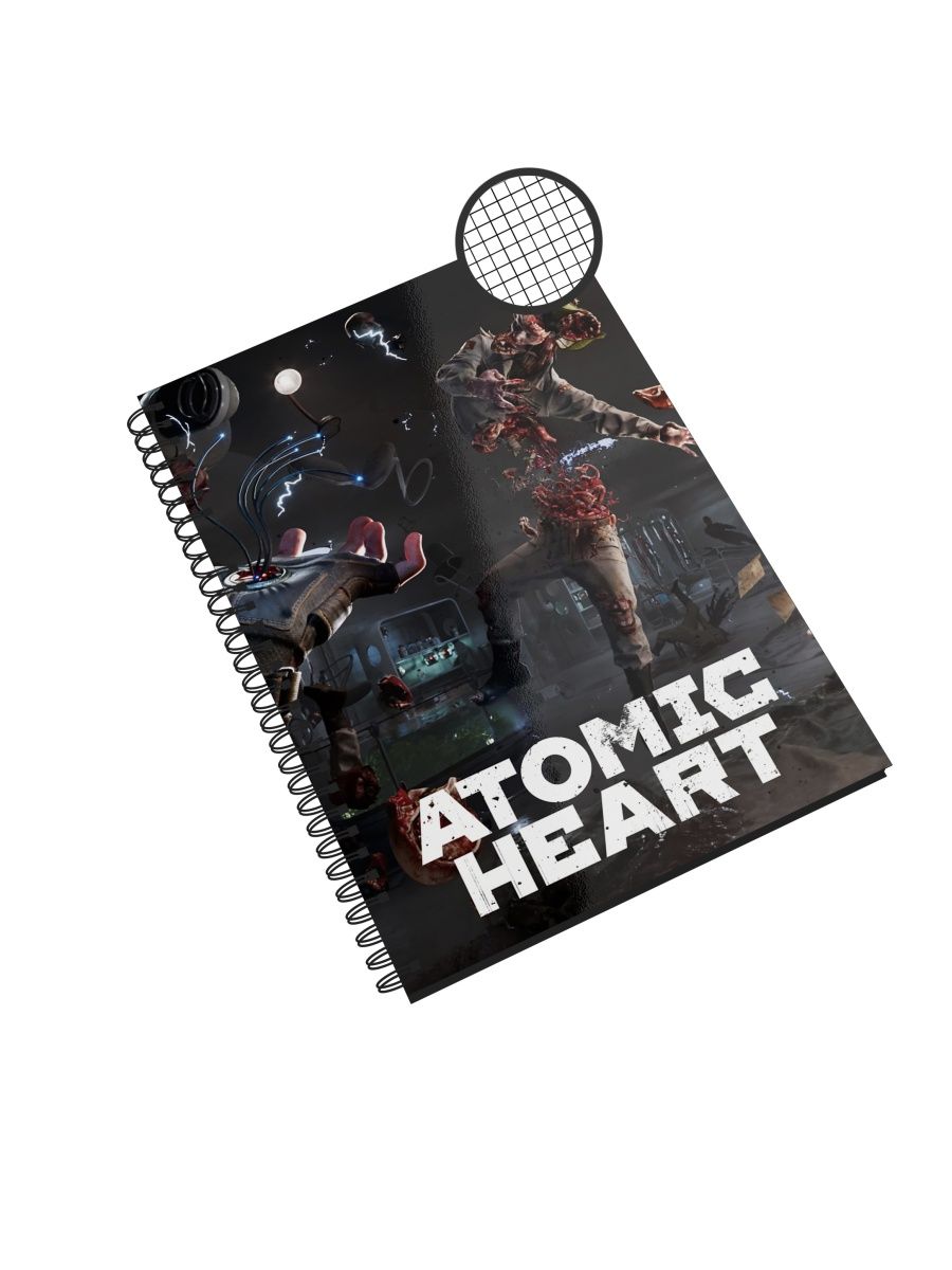 

Блокнот Каждому Своё "Atomic heart/Атомное сердце" NP-GMAT4-A4/5 A4 48л в клетку, NP-GMAT4-A4/5