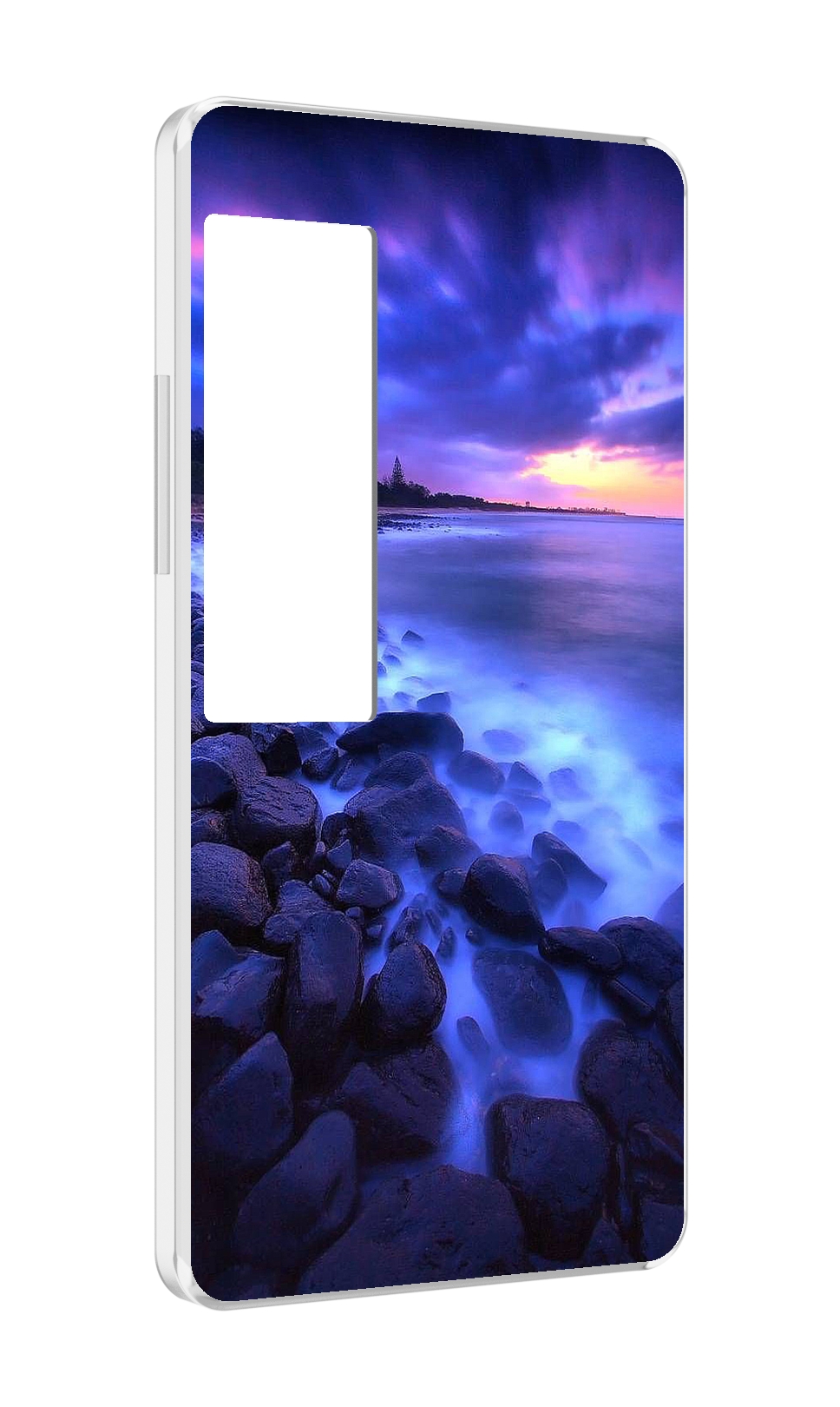 

Чехол MyPads неоновый берег для Meizu Pro 7 Plus, Прозрачный, Tocco