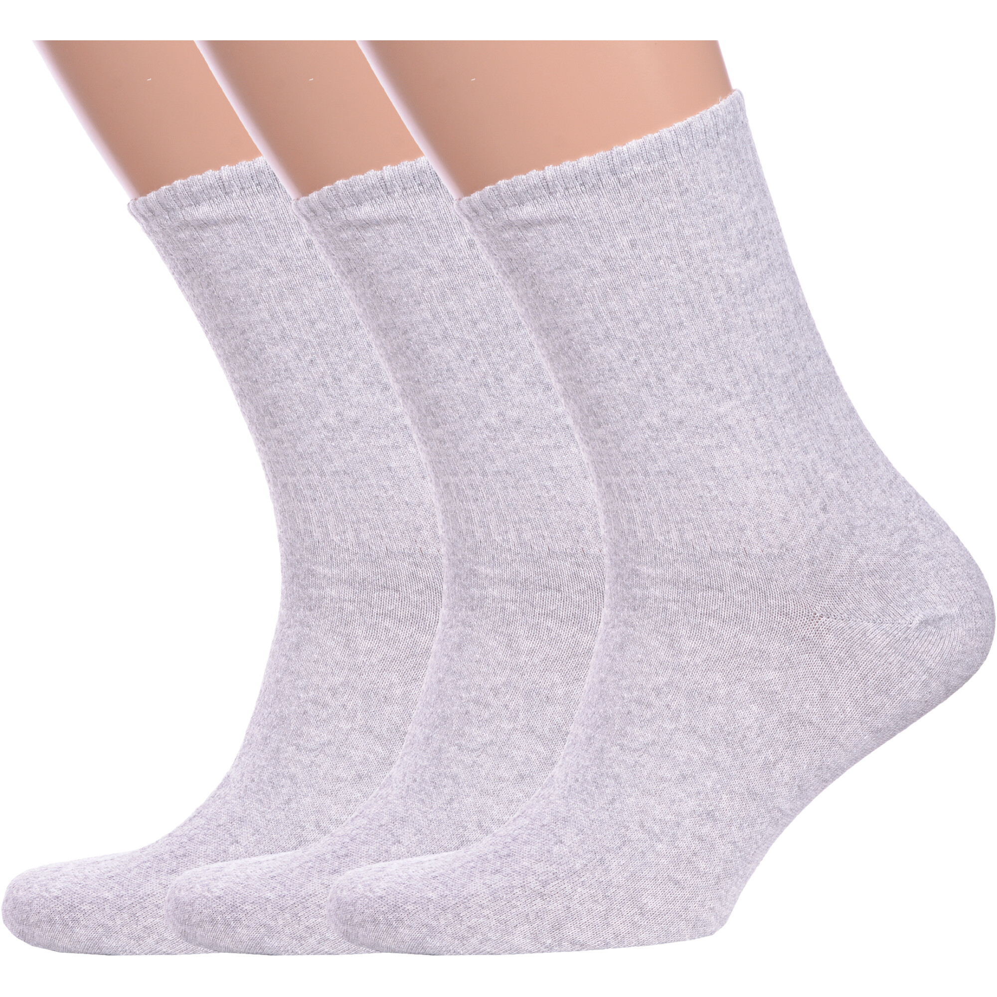 Комплект носков мужских Альтаир 3-М85 серых 29 3 пары